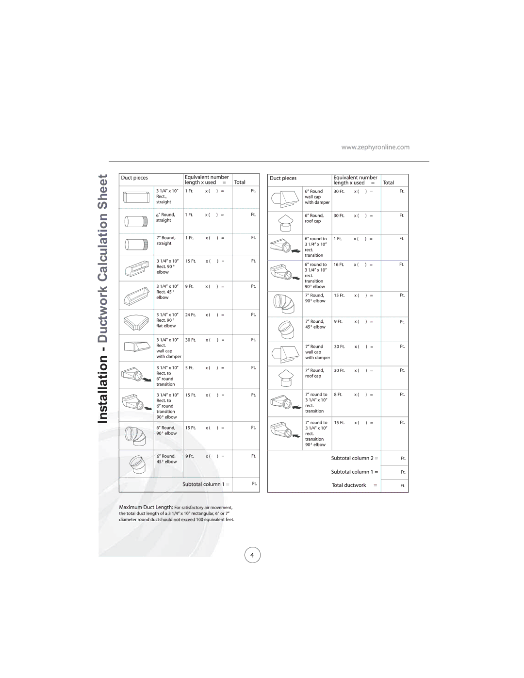 Zephyr AK11005, AK11365, AK11245 manual 