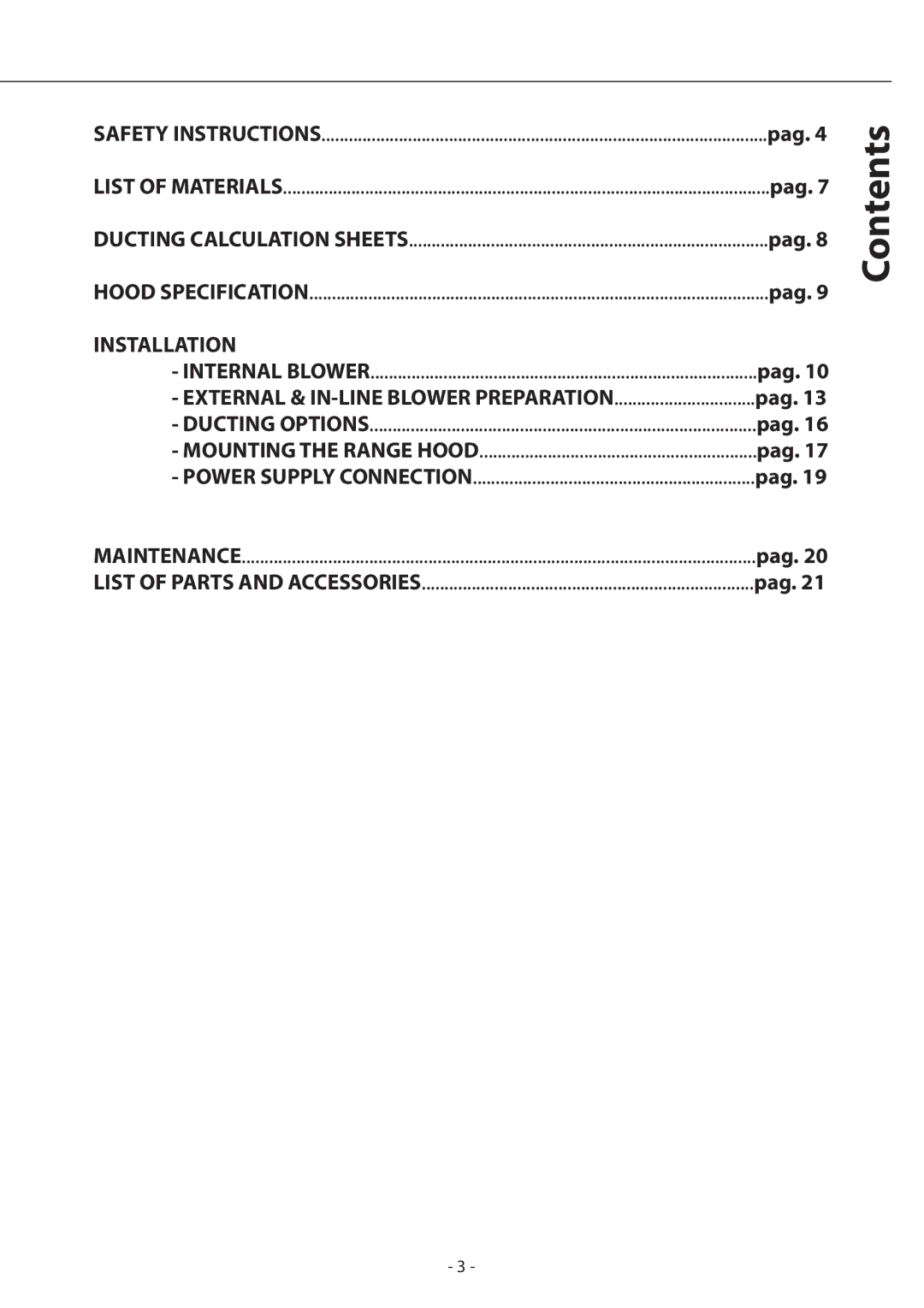 Zephyr ATI-M90ASX, ATI-M90ABX installation instructions Contents, Installation 