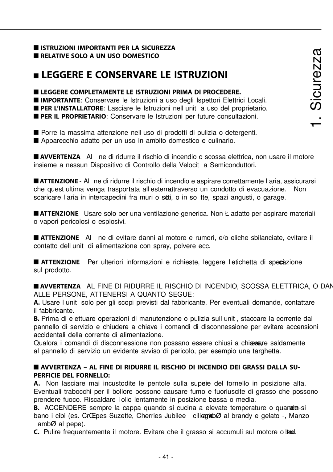 Zephyr GU4/MR11, GU5/MR16 manual Leggere E Conservare LE Istruzioni, Leggere Completamente LE Istruzioni Prima DI Procedere 