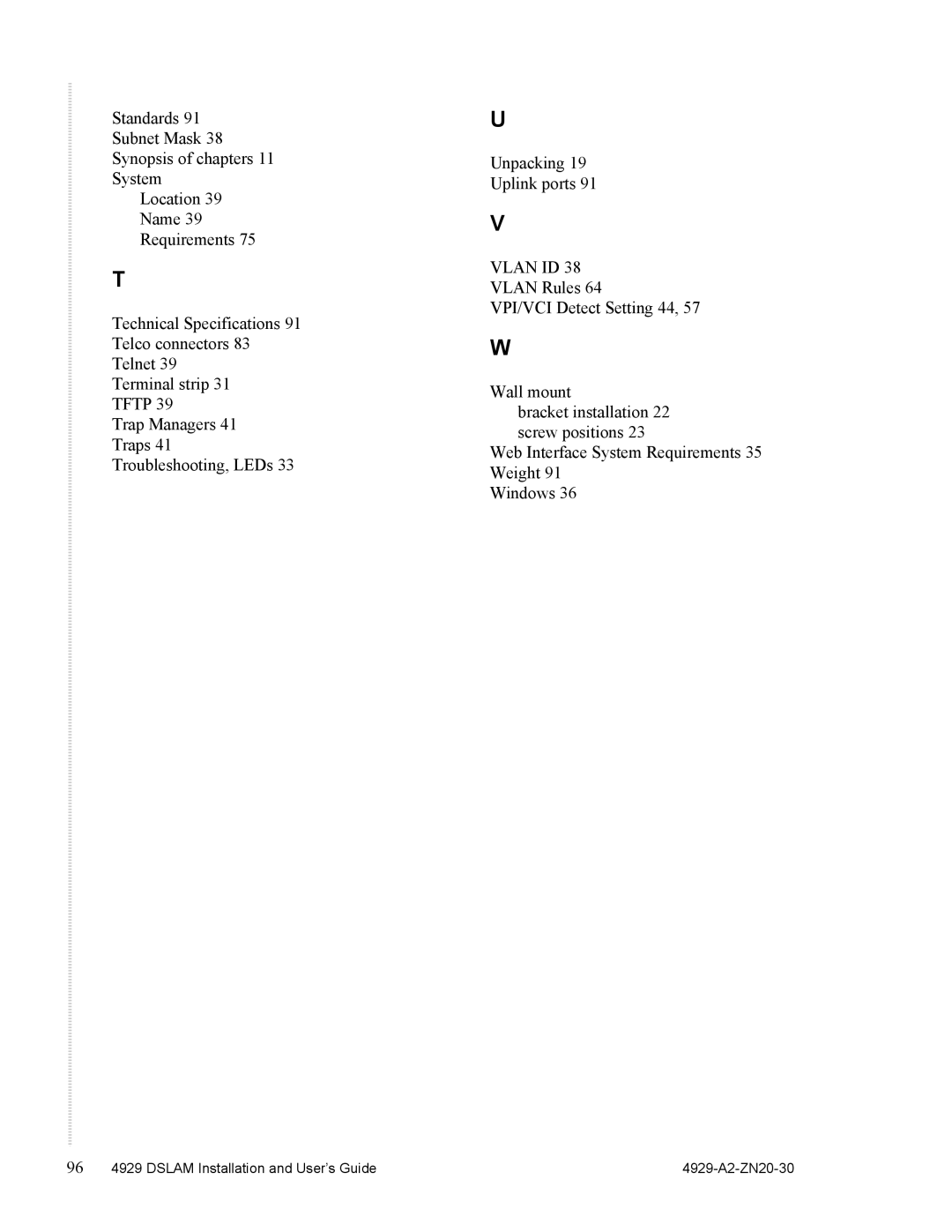 Zhone Technologies 4929 DSLAM manual Vlan ID, Tftp 