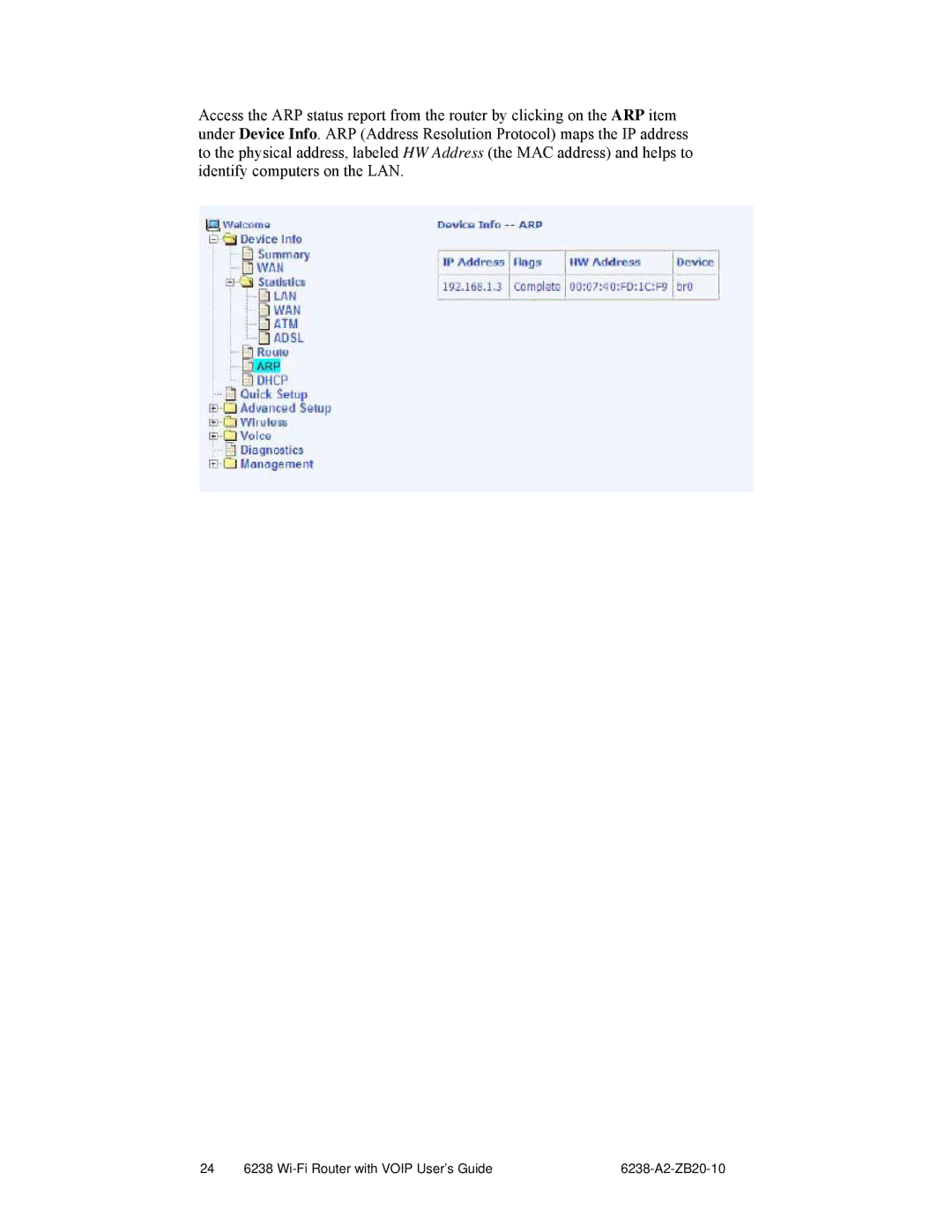 Zhone Technologies 6238-I2 manual Wi-Fi Router with Voip User’s Guide 6238-A2-ZB20-10 