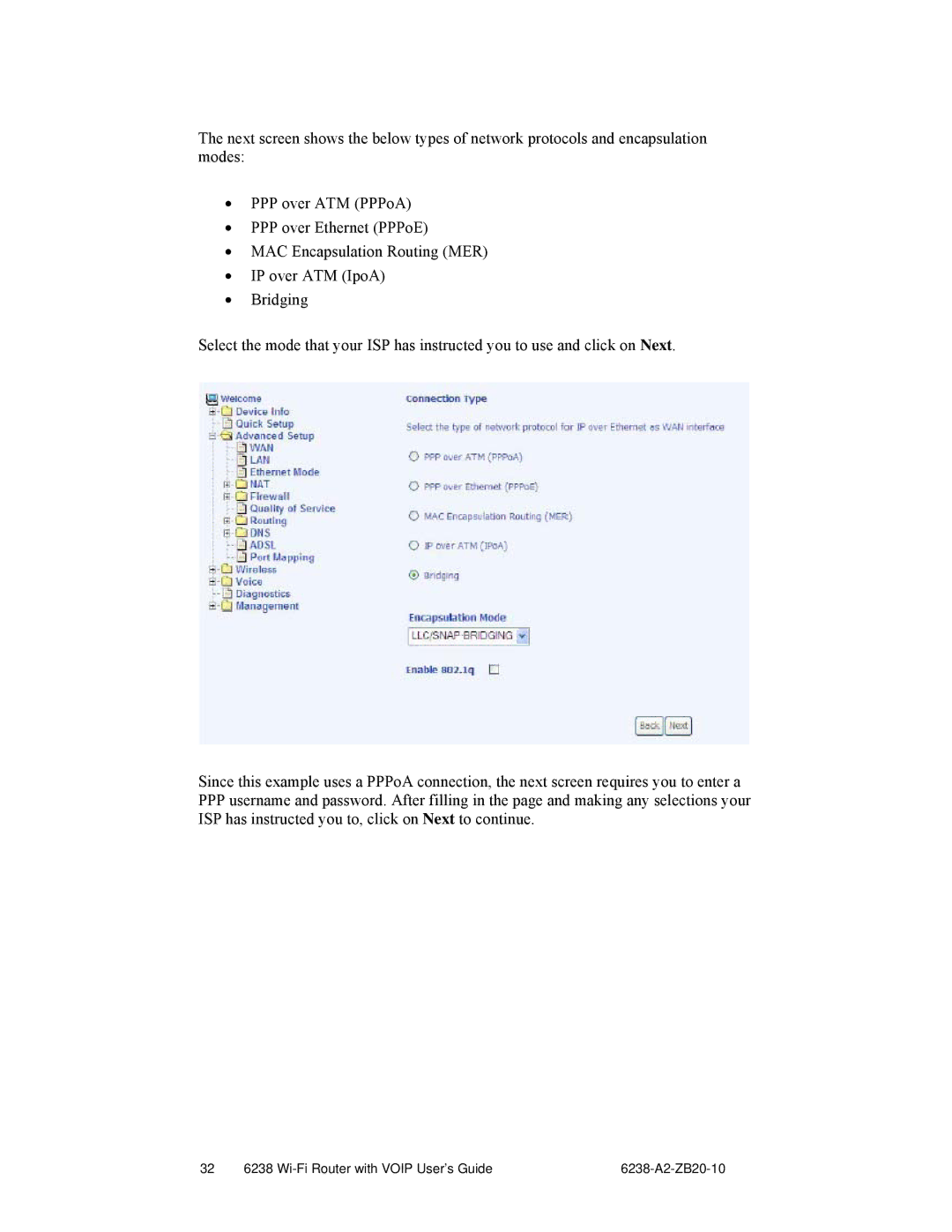 Zhone Technologies 6238-I2 manual Wi-Fi Router with Voip User’s Guide 6238-A2-ZB20-10 