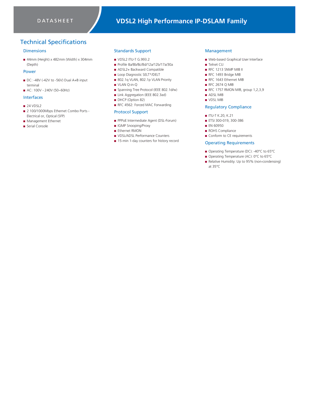 Zhone Technologies HP-160, HP-150 manual Dimensions, Power, Interfaces, Standards Support Management, Regulatory Compliance 