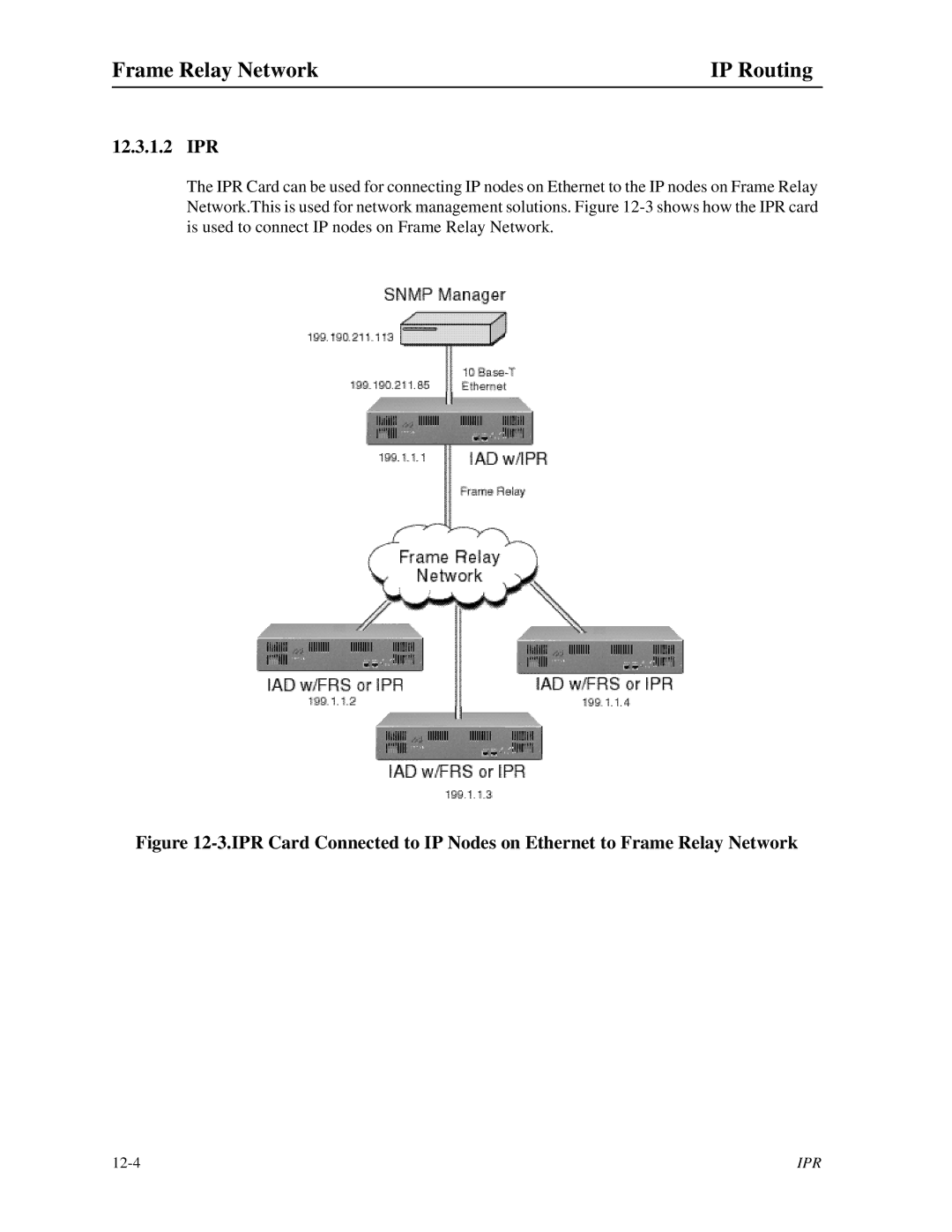 Zhone Technologies IMACS-200 manual 12.3.1.2 IPR 