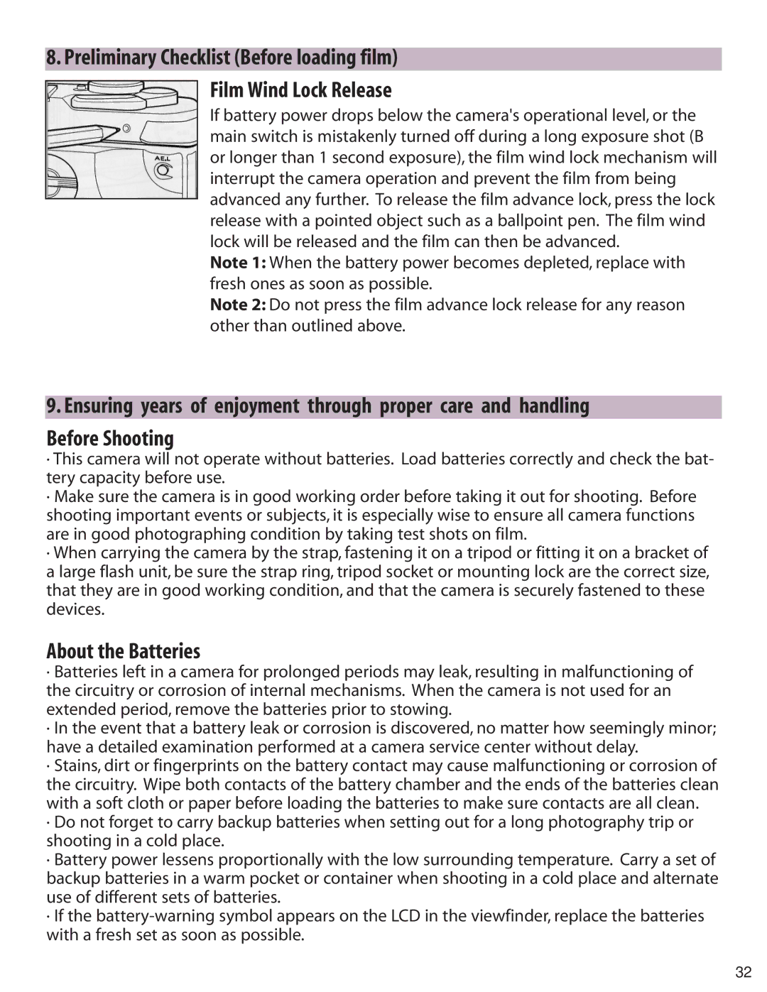 Zhumell RF645 manual About the Batteries 