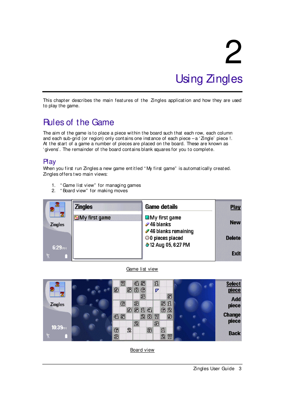 Zing Magic Series 80 manual Rules of the Game, Play 