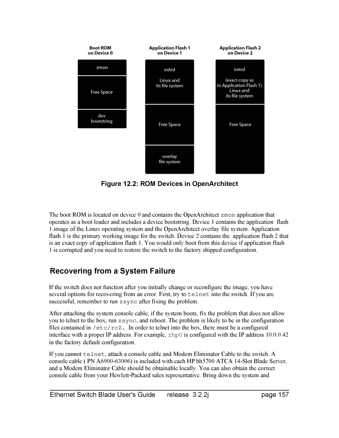 Znyx Networks bh5700 manual Recovering from a System Failure 