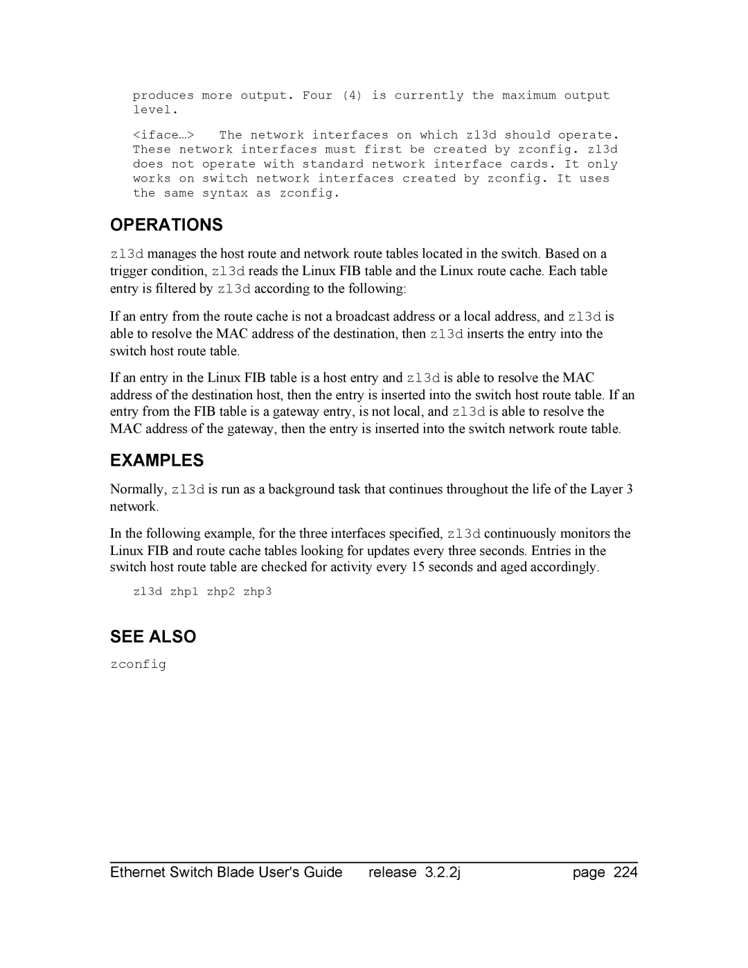 Znyx Networks bh5700 manual Zl3d zhp1 zhp2 zhp3 