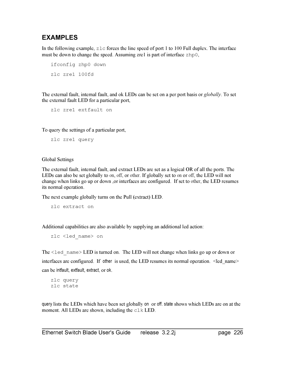 Znyx Networks bh5700 manual To query the settings of a particular port 