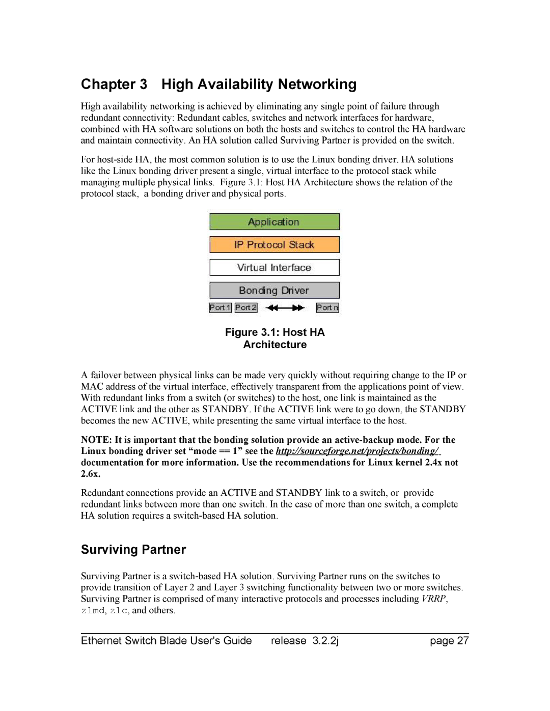 Znyx Networks bh5700 manual High Availability Networking, Surviving Partner 