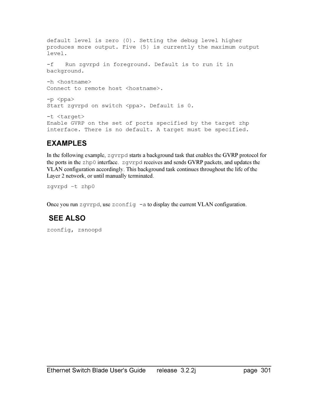 Znyx Networks bh5700 manual Enable Gvrp on the set 