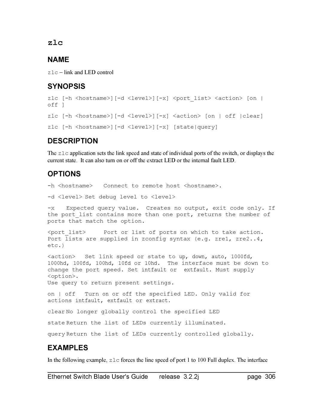 Znyx Networks bh5700 manual Zlc 