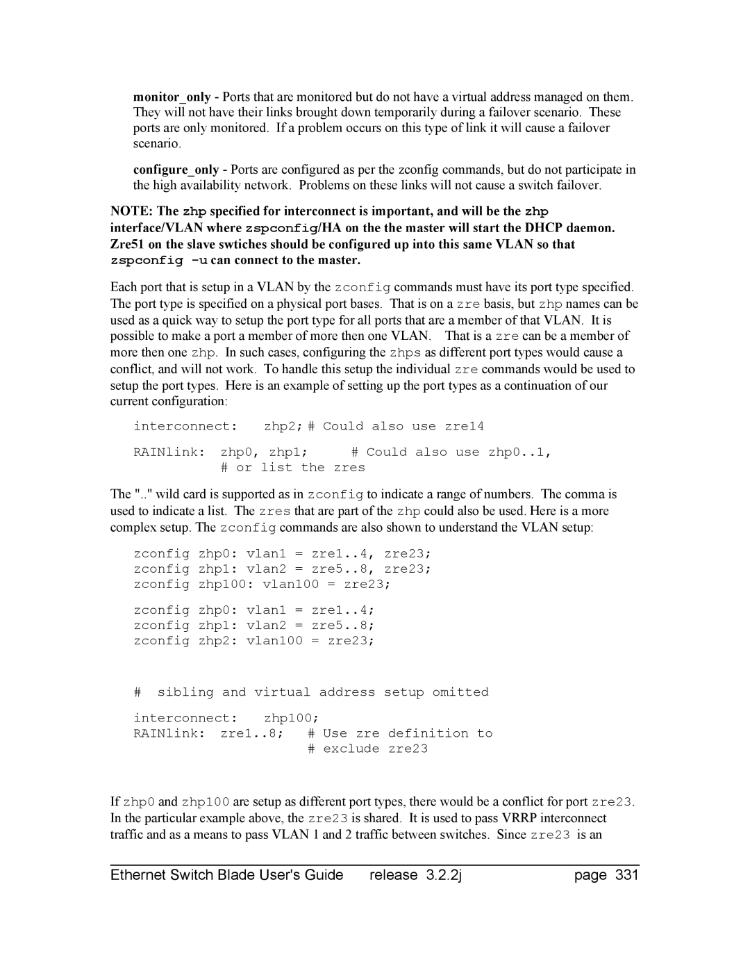 Znyx Networks bh5700 manual Ethernet Switch Blade Users Guide Release 3.2.2j 