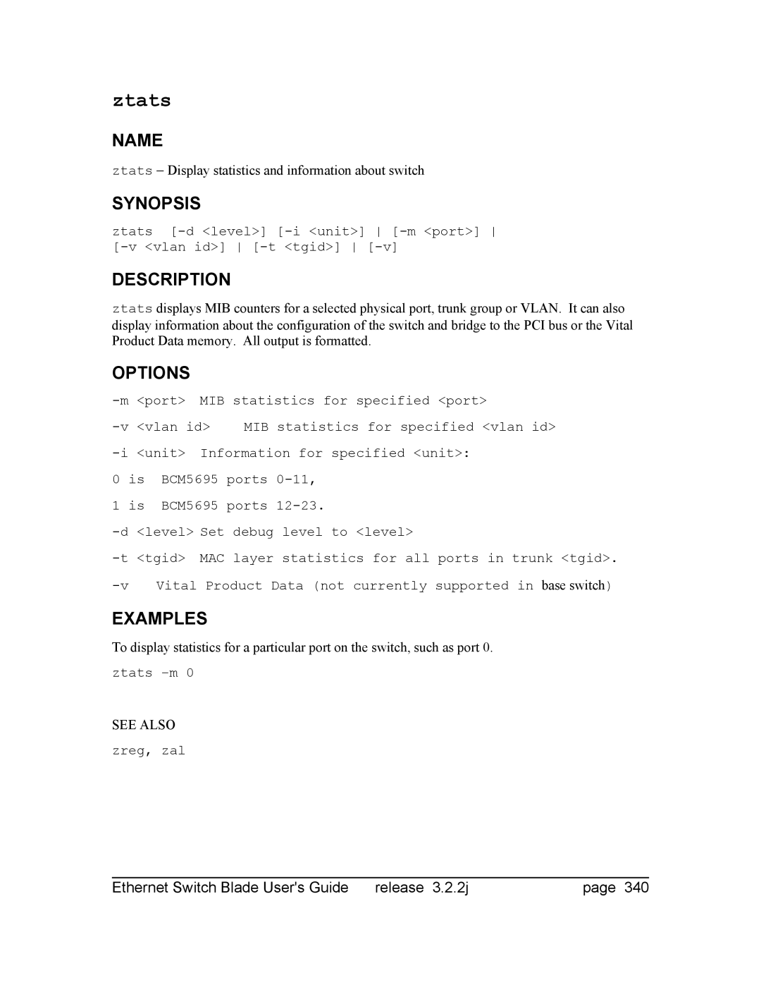 Znyx Networks bh5700 manual See Also 