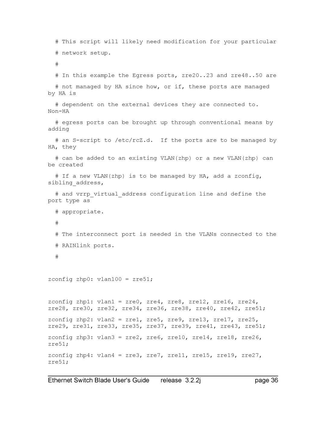 Znyx Networks bh5700 manual Ethernet Switch Blade Users Guide Release 3.2.2j 