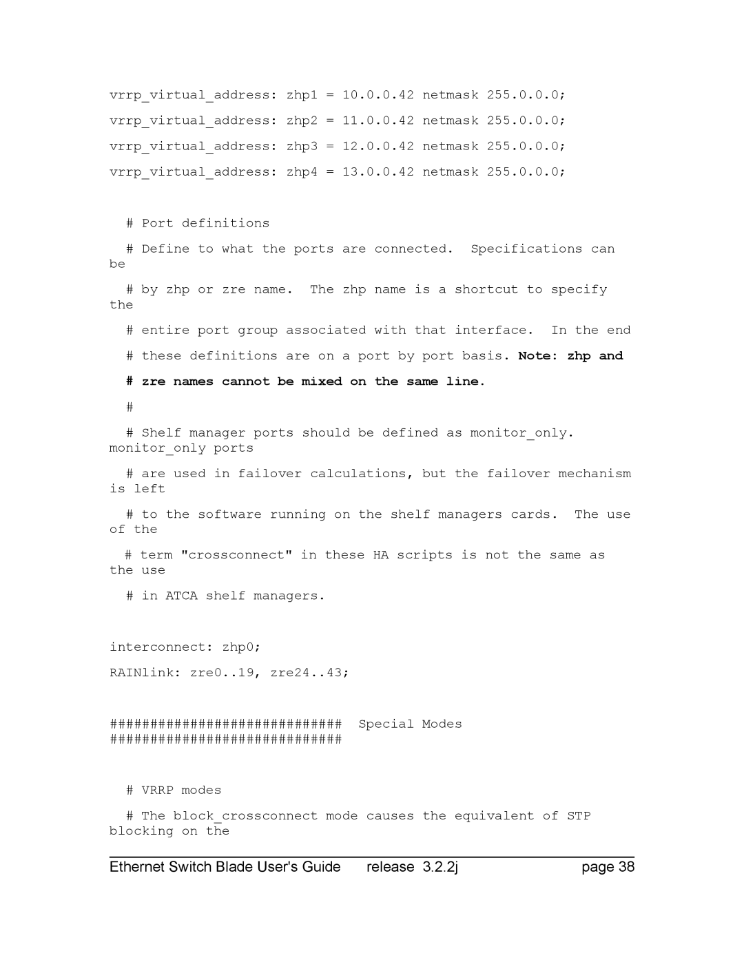 Znyx Networks bh5700 manual # zre names cannot be mixed on the same line 