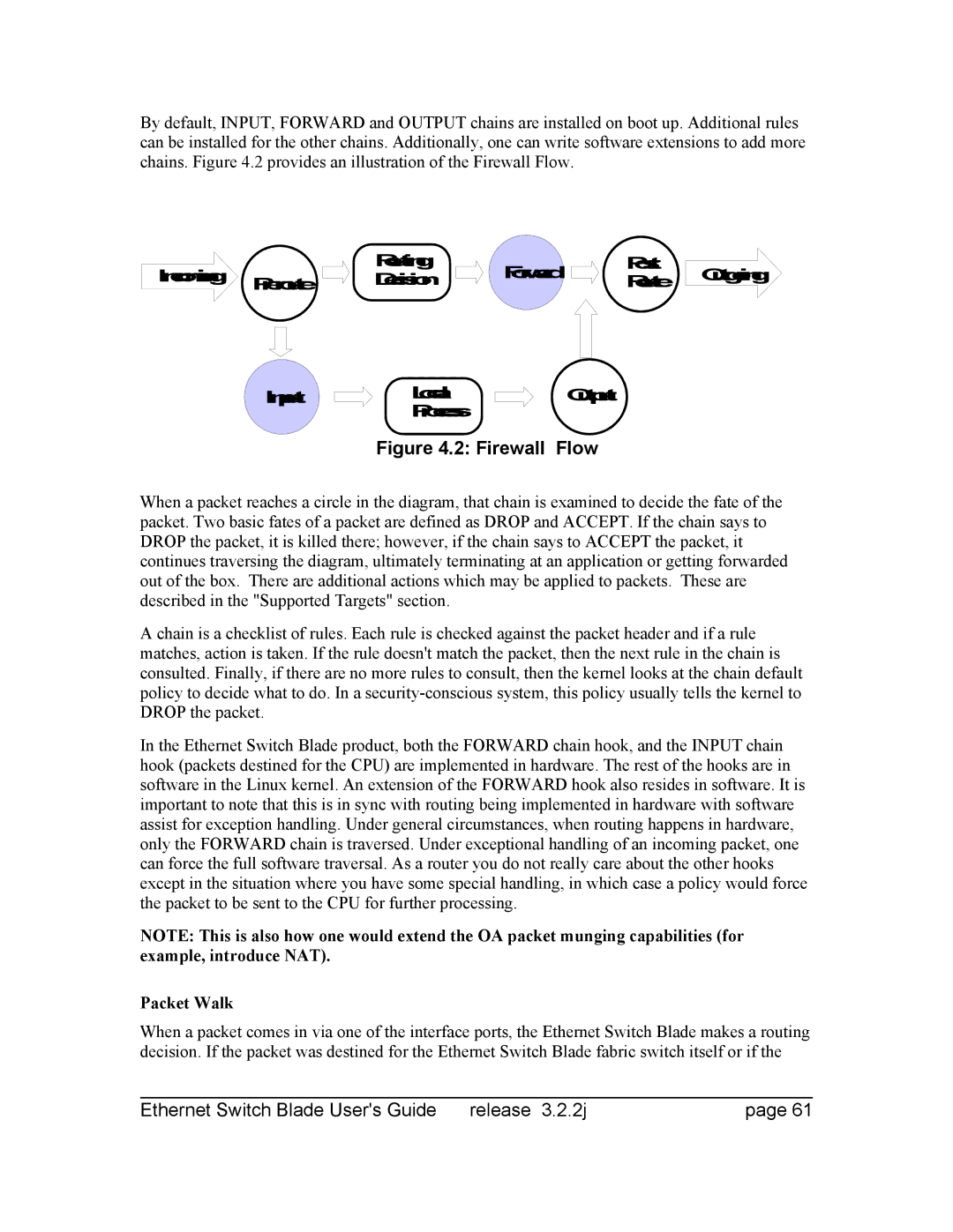 Znyx Networks bh5700 manual Firewall Flow, Packet Walk 