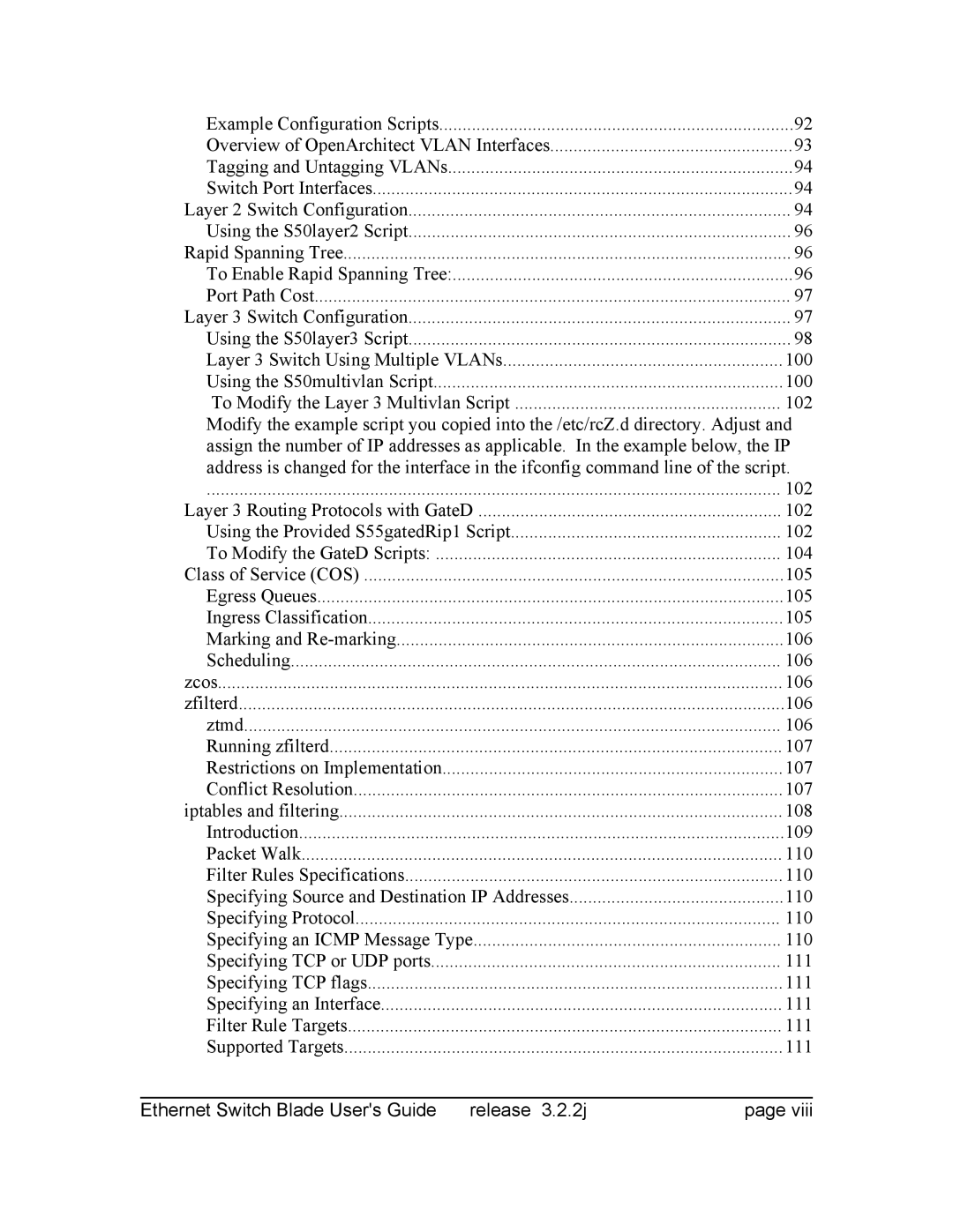 Znyx Networks bh5700 manual 100 