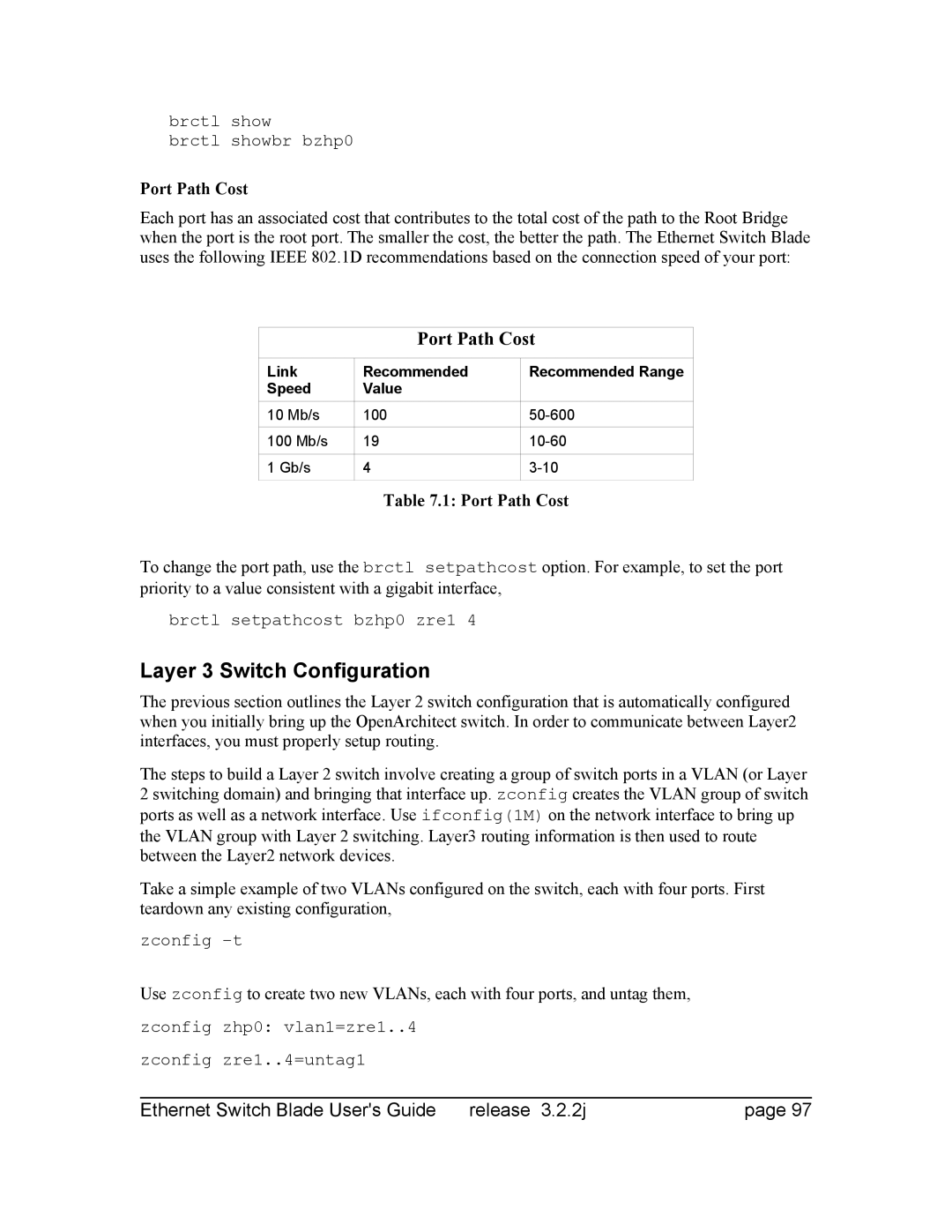 Znyx Networks bh5700 manual Layer 3 Switch Configuration 