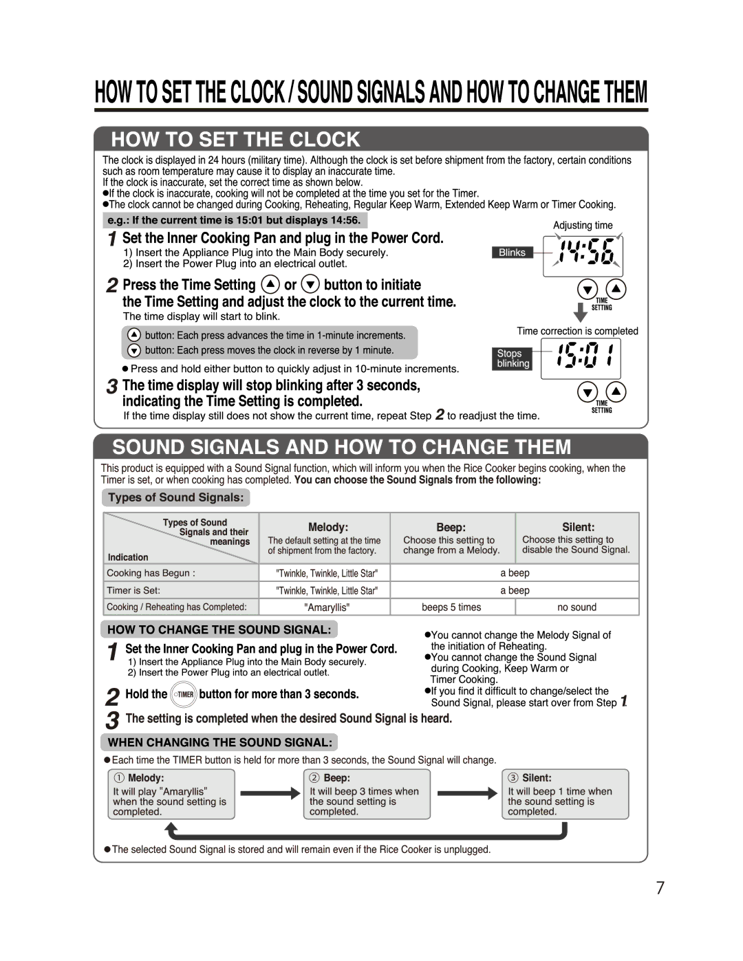 Zojirushi NL-AAC10, NL-AAC18 manual 