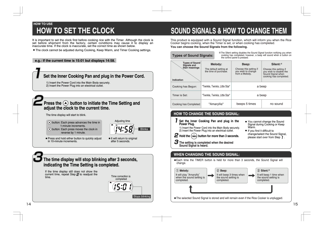 Zojirushi NP-GBC05 manual 