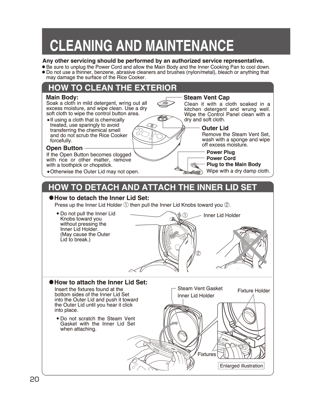 Zojirushi NP-GBC05 manual 