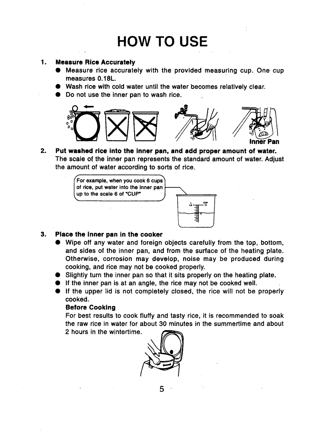 Zojirushi NS-PC10, NS-PC18 manual 