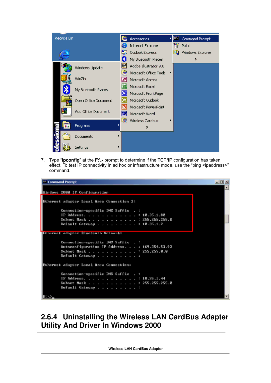 Zonet Technology 802.11 g 54Mbps Wireless LAN CardBus Adapter user manual 