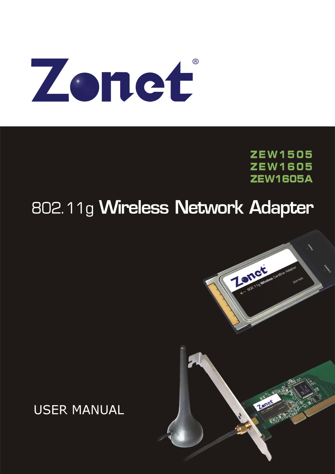 Zonet Technology ZEW1605A, ZEW1505 manual 