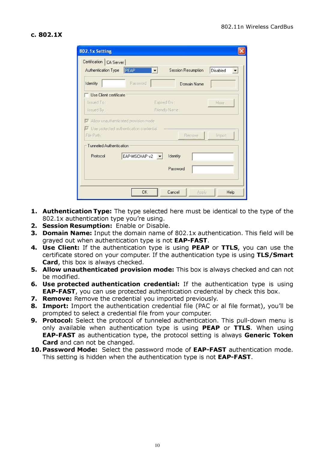 Zonet Technology ZEW1542 manual 802.11n Wireless CardBus 