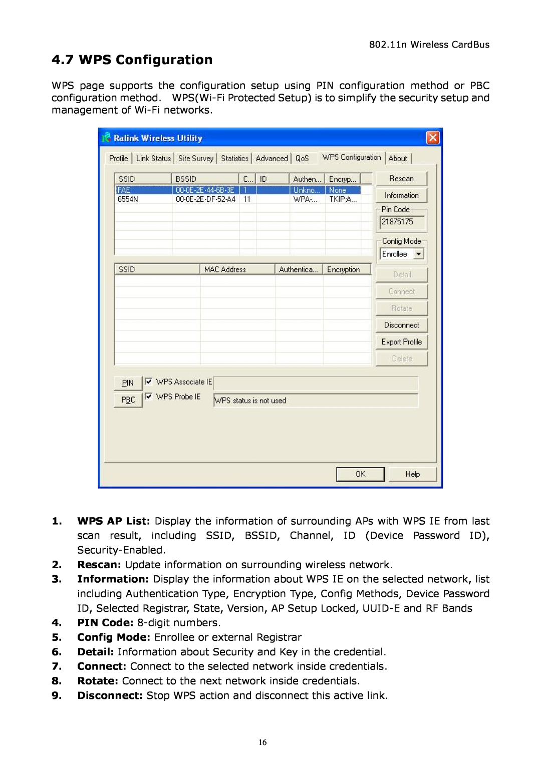 Zonet Technology ZEW1542 manual WPS Configuration 