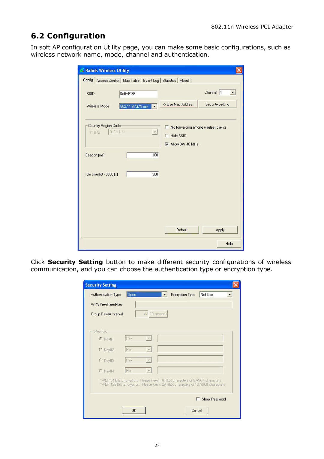 Zonet Technology ZEW1642 manual Configuration 