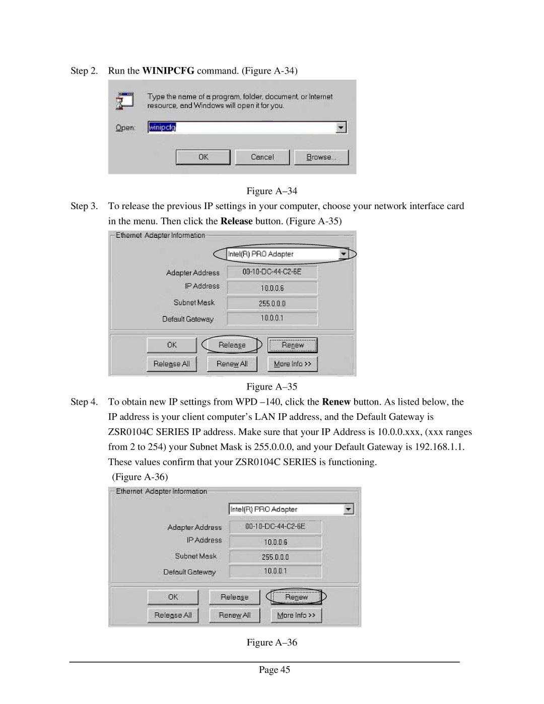 Zonet Technology ZSR0104C Series user manual Figure A-36 