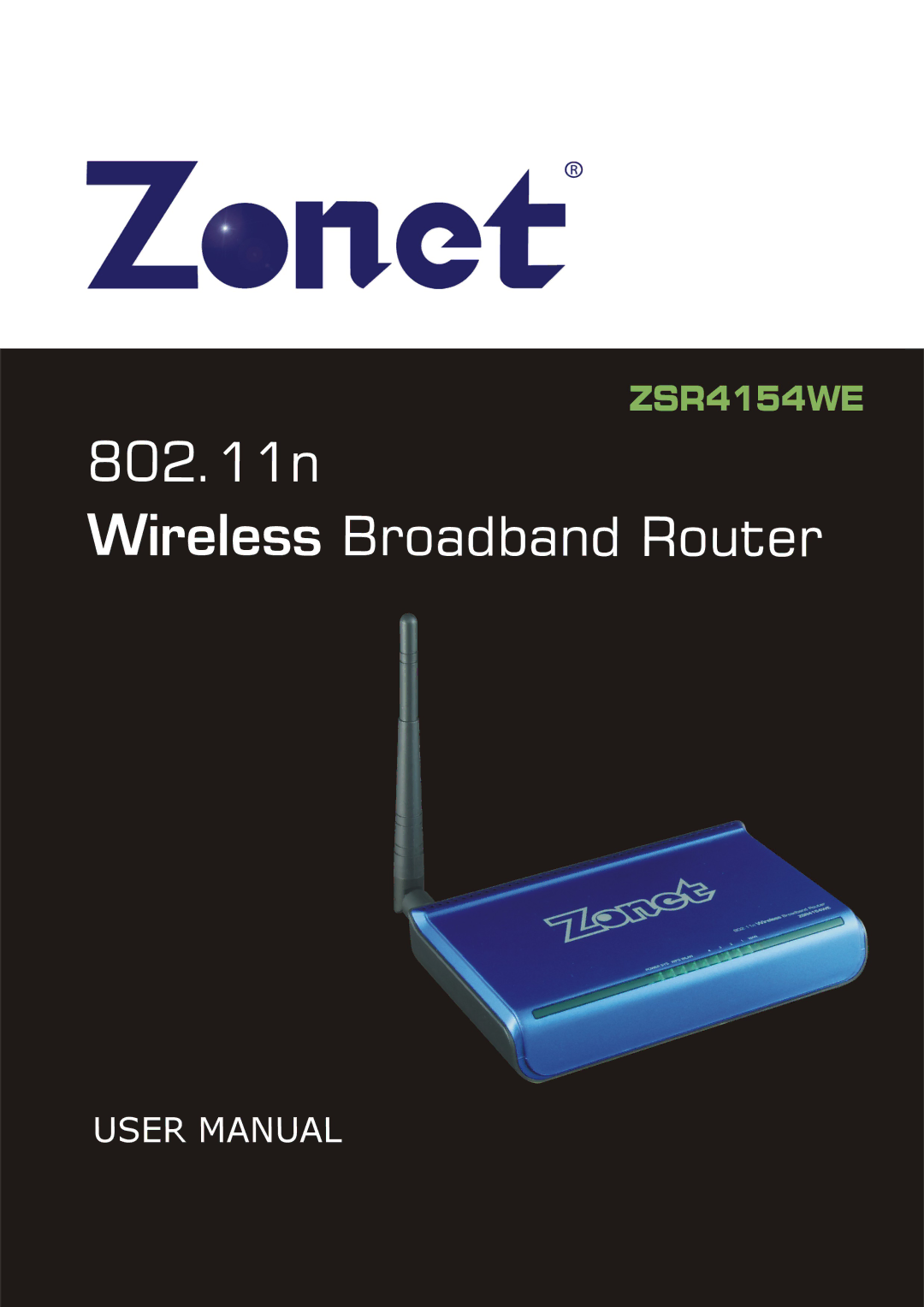 Zonet Technology ZSR4154WE manual 