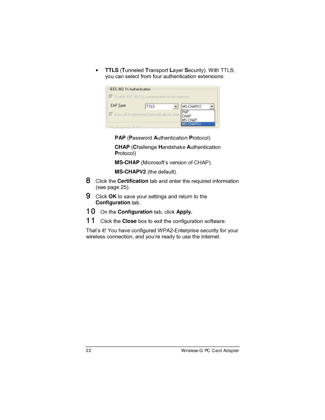 Zoom 4412A/TF manual On the Configuration tab, click Apply 