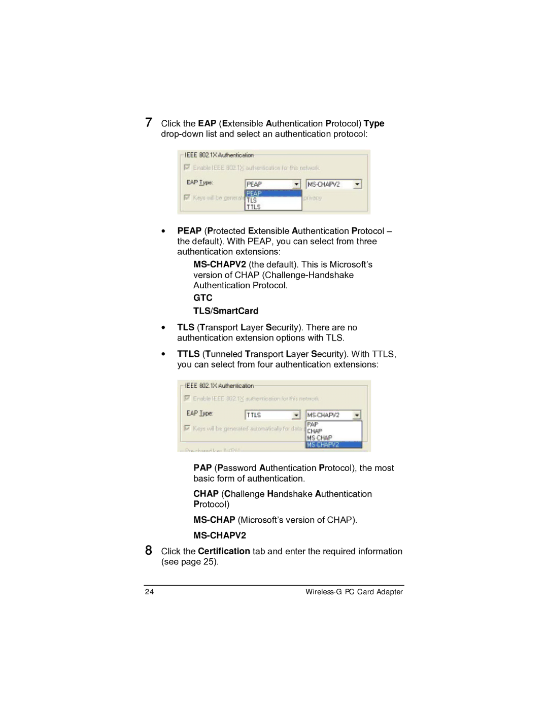 Zoom 4412A/TF manual MS-CHAPV2 