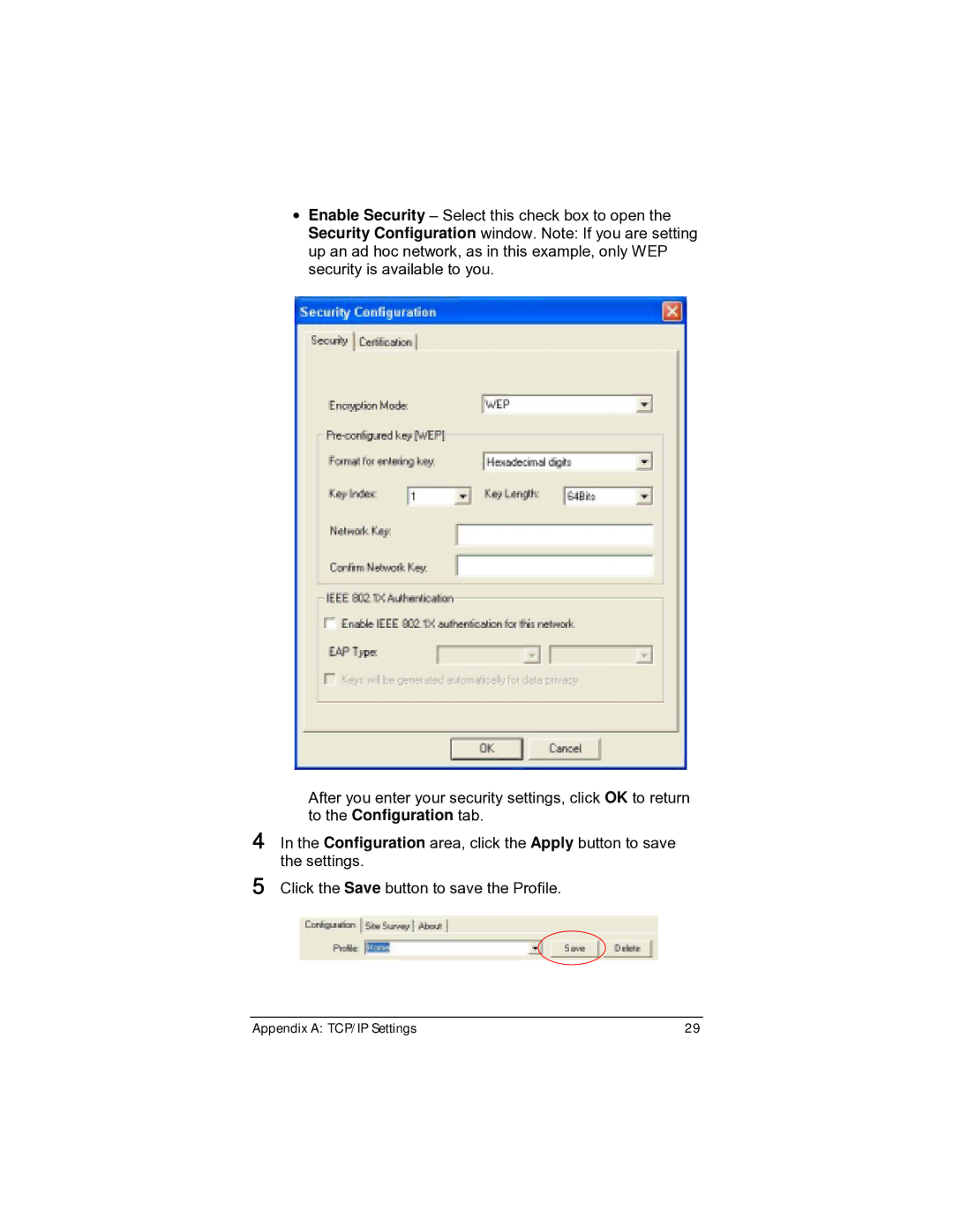 Zoom 4412A/TF manual Appendix a TCP/IP Settings 