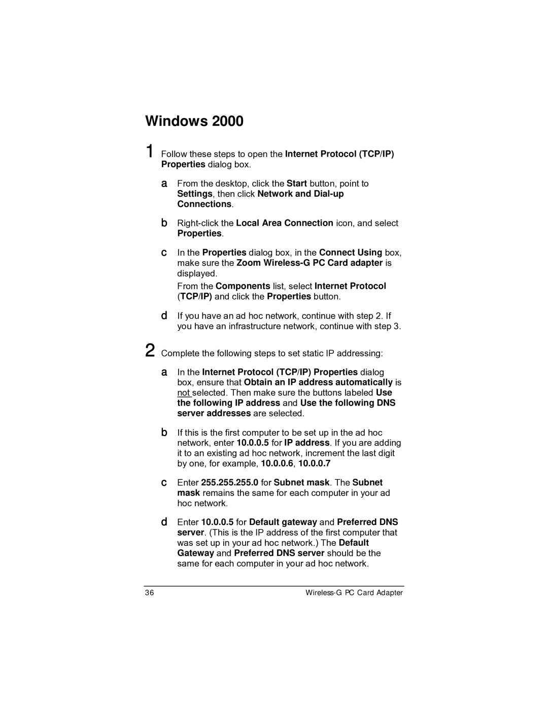 Zoom 4412A/TF manual Windows 