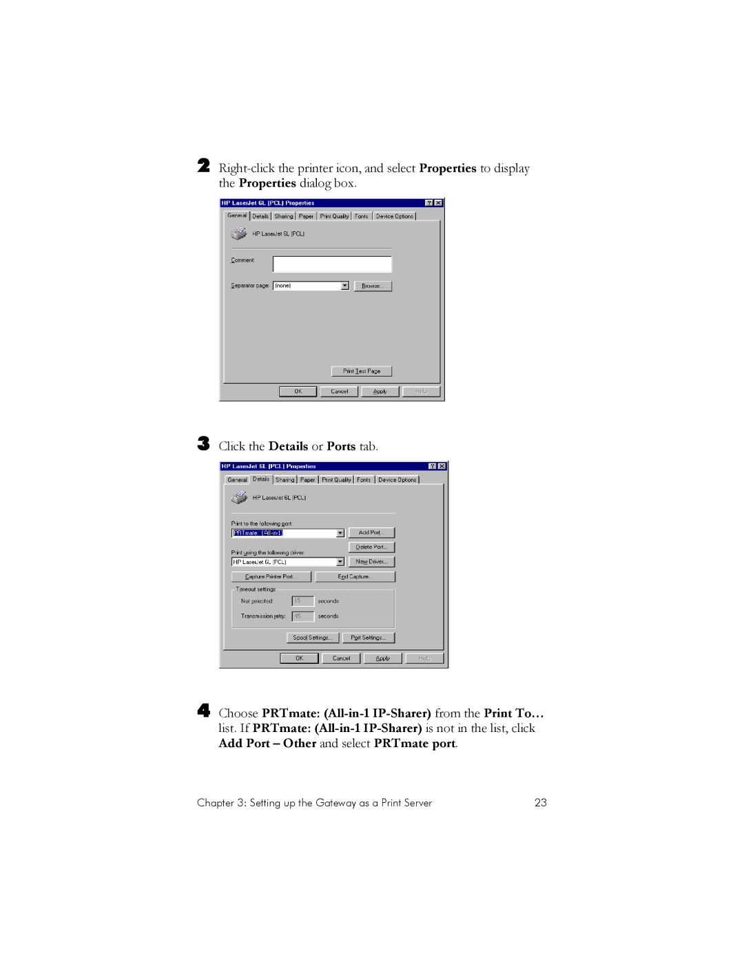 Zoom IG-4160 manual Choose PRTmate All-in-1 IP-Sharer from the Print To… 