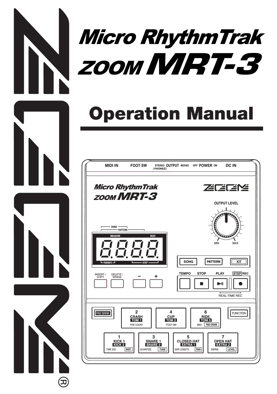 Zoom MRT-3 operation manual 8888 