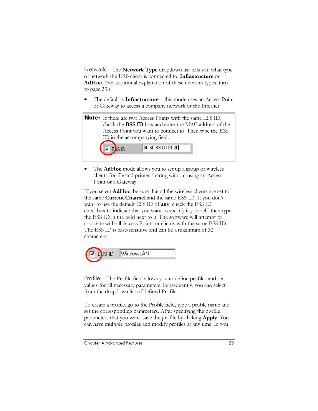 Zoom USB Client manual Advanced Features 