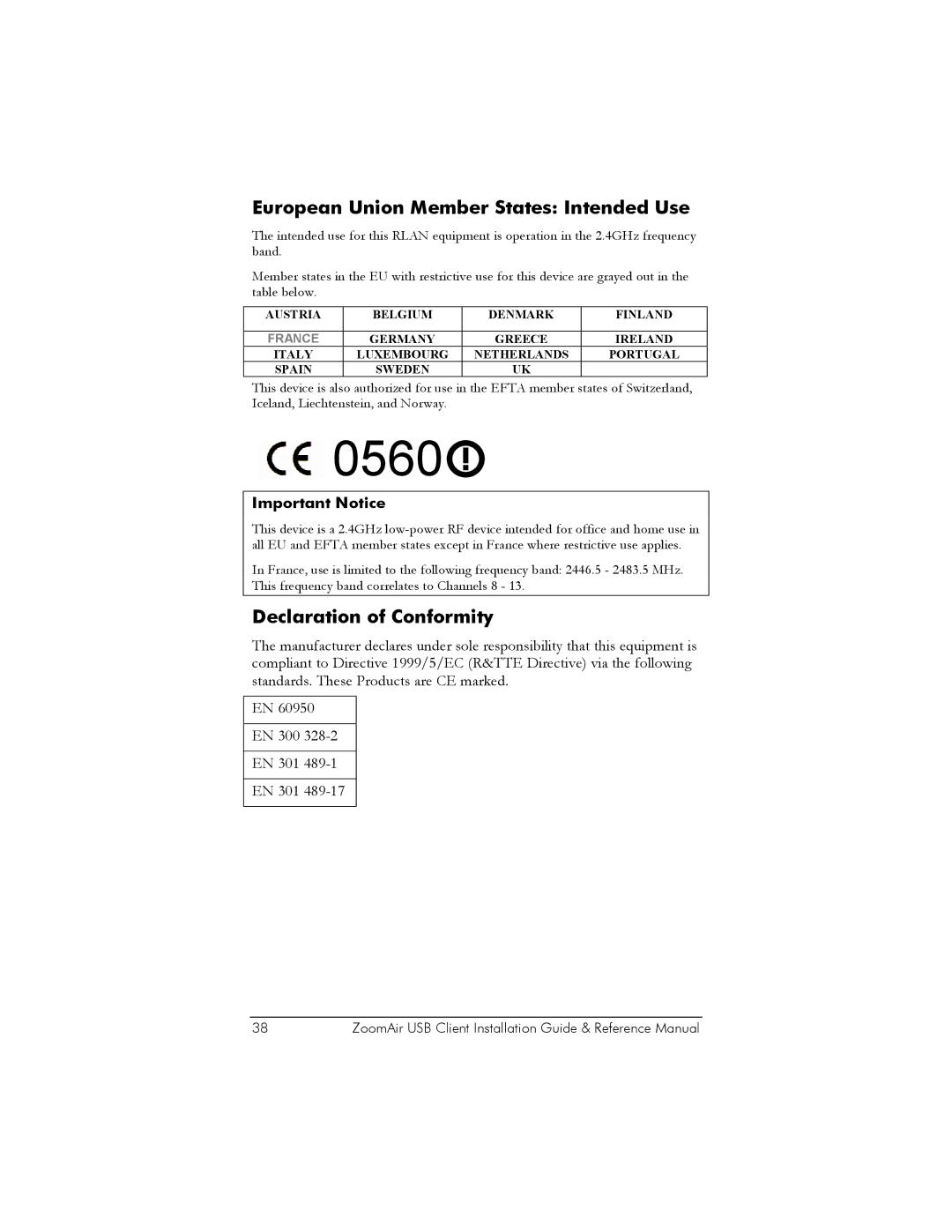 Zoom USB Client manual 0560 