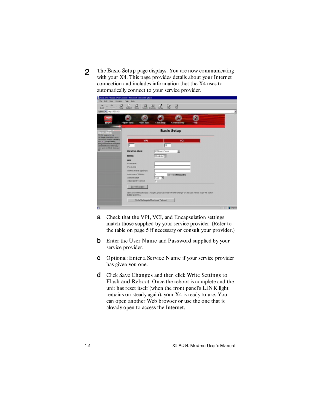 Zoom manual With your X4. This page provides details about your Internet 