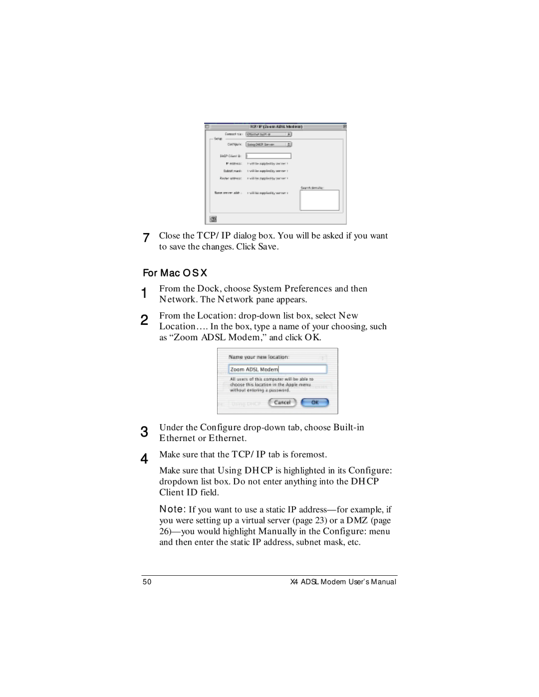 Zoom X4 manual For Mac OS 