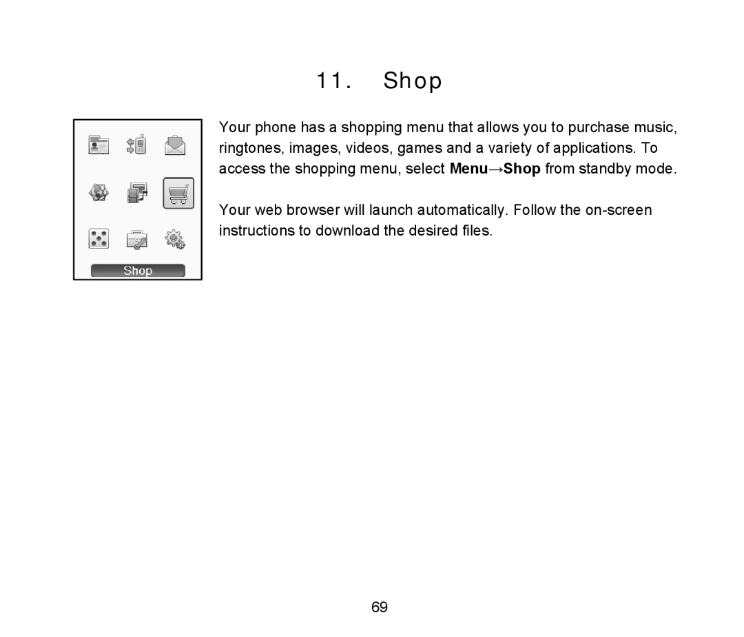 ZTE D90 user manual Shop 