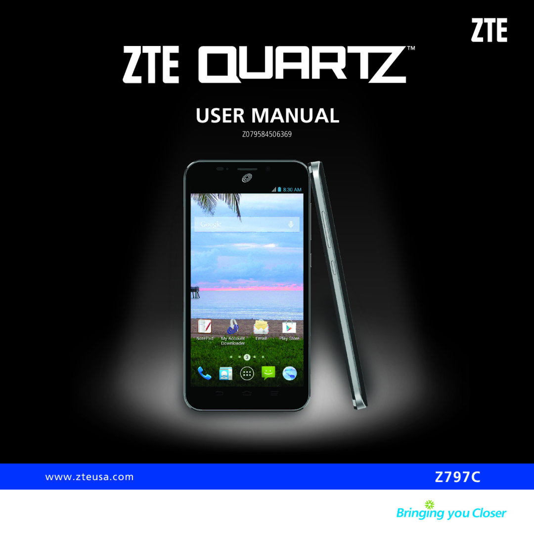 ZTE Z797C user manual 