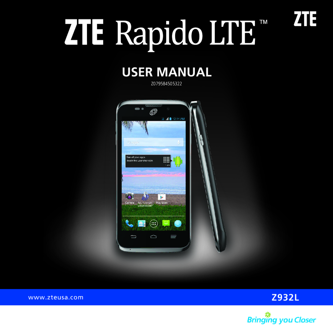 ZTE Z932L user manual 