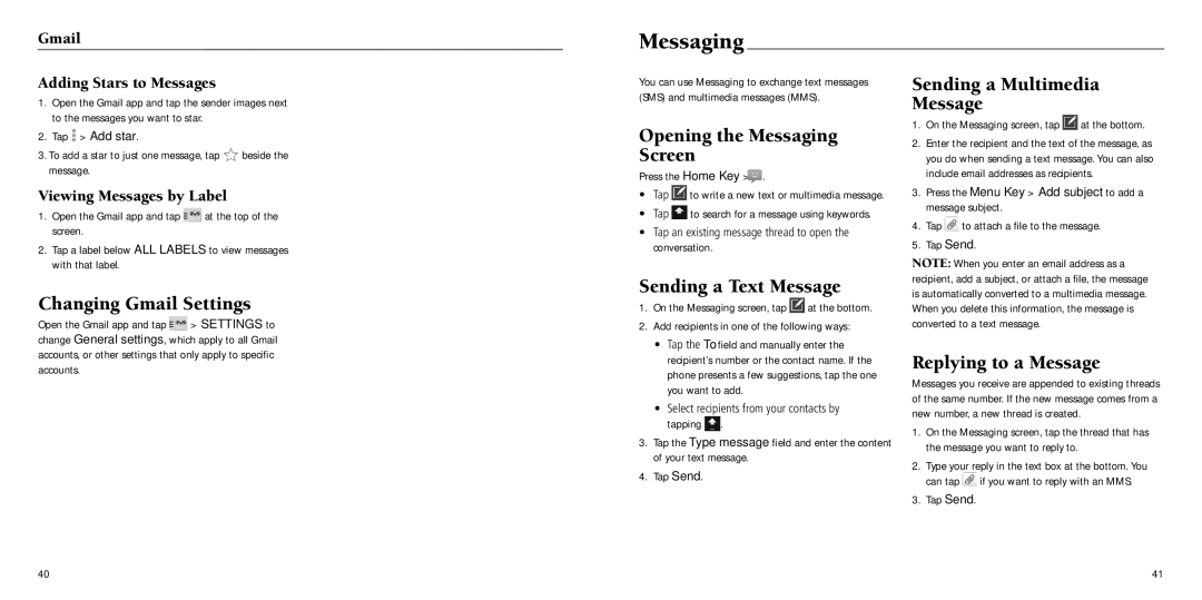 ZTE Z932L user manual Messaging 