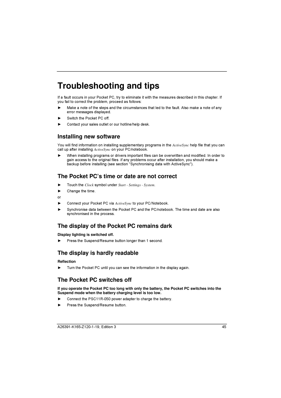 Zweita  Co N/C Series manual Troubleshooting and tips 