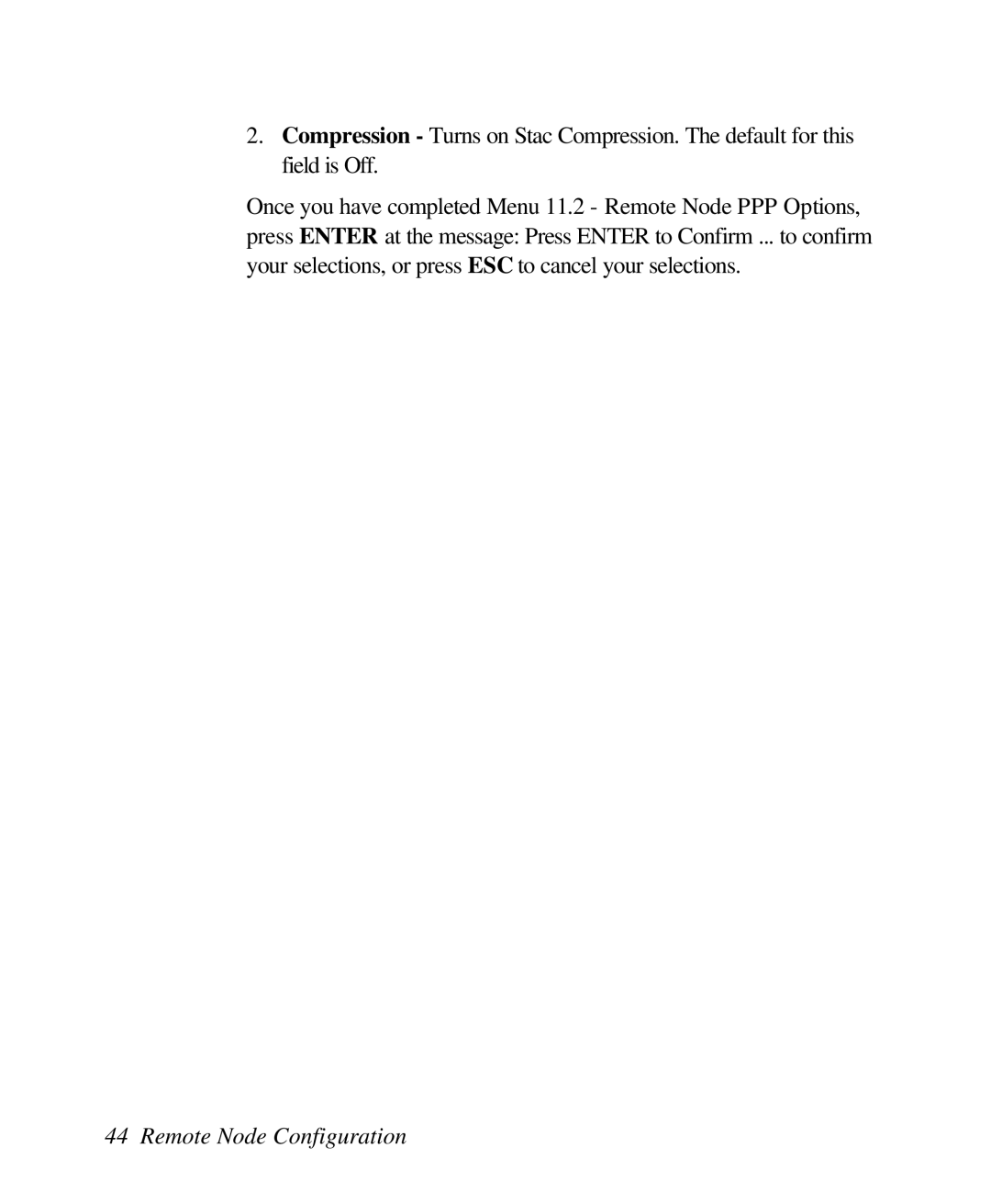 ZyXEL Communications 128L user manual Remote Node Configuration 